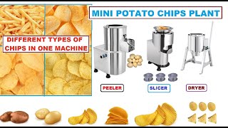 Potato chips making machinery  Potato Chips Plant machine  Potato slicer machine Coimbatore