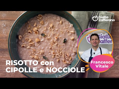 RISOTTO con CREMA di CIPOLLE e NOCCIOLE 🧅❤️ CHEF FRANCESCO VITALE di REMULASS✨🌿