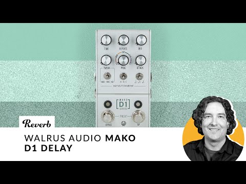 Walrus Audio Mako Series D1 Delay Effects Pedal Regular Silver image 9