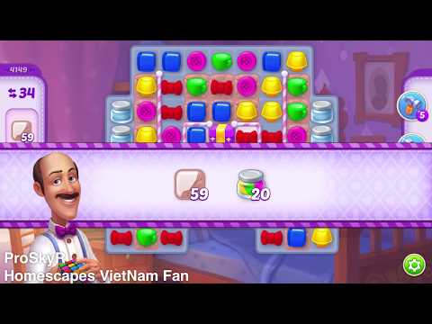 Homescapes Level 4149 (Hard) With No Boosters - TUTORIALS  - ProSkyR - Homescapes Việt Nam Fan