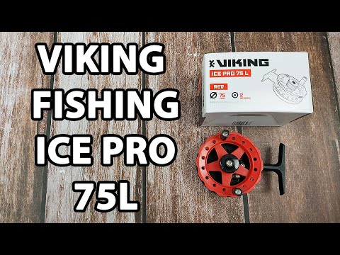 Котушка Viking Fishing Ice Pro 75L ц:red