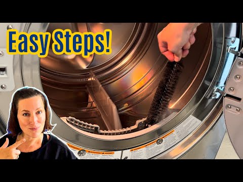 How To Clean Dryer Vents From Inside And Outside - The Easy Way - Step By Step!