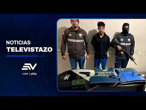 Policía capturó a alias Dery, presunto miembro de Los Águilas, en Yaguachi | Televistazo | Ecuavisa