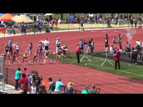 K Limp - VarG 100m at Beach Cities 3-29-14 - Los Alamitos Girls