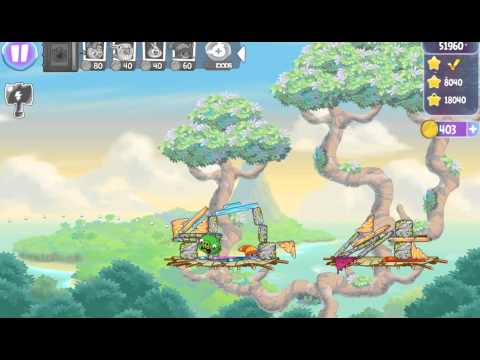Angry Birds Stella level 41 3 stars HD Walkthrough