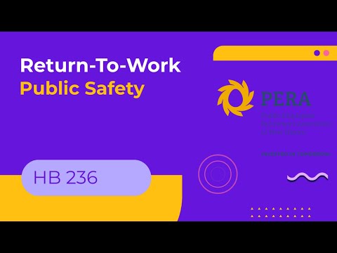 Thumbnail for Return to Work for Public Safety (HB 236)