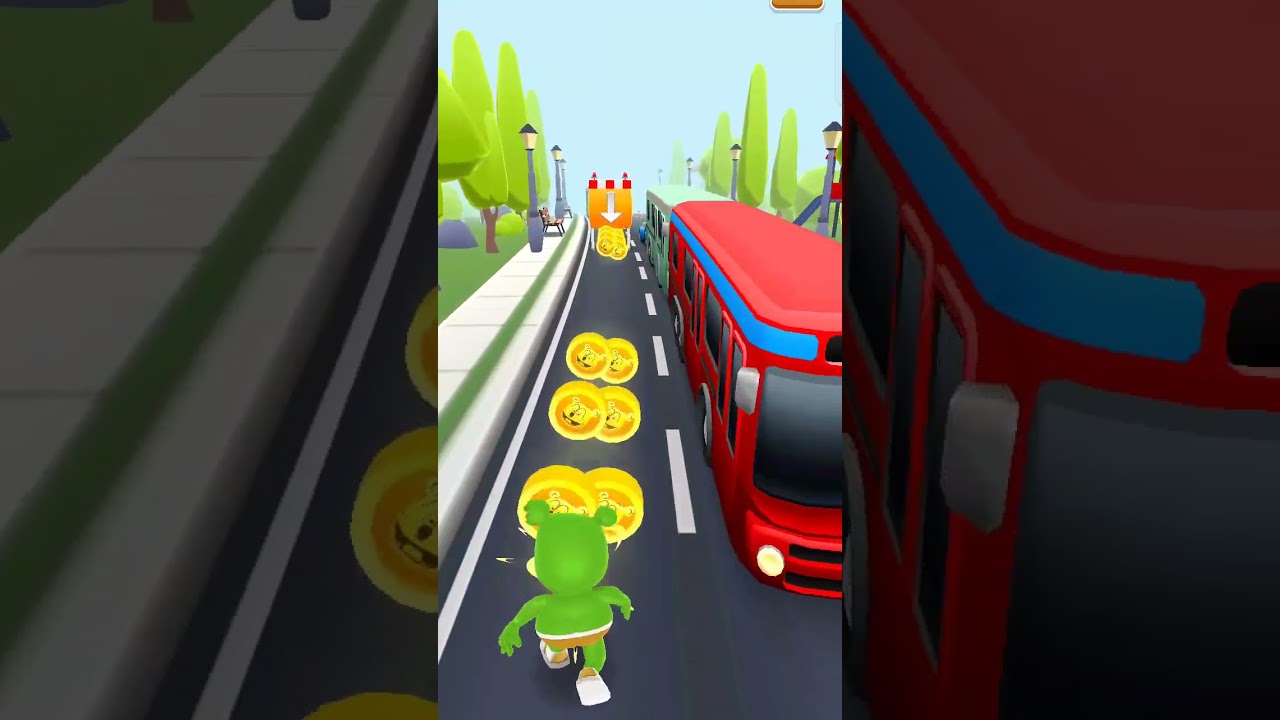 Gummy Bear Run Shorts Game Video #shorts #viral
