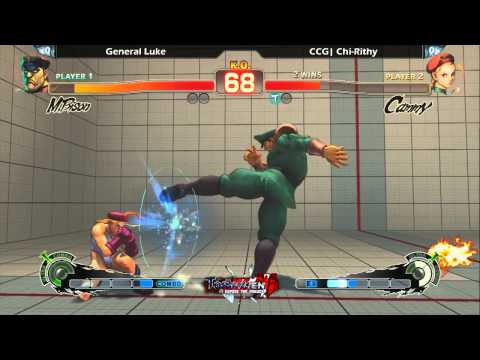 Toryuken 3 Day 1 - SSF4AE2012 - General Luke vs CCG| Chi-Rithy
