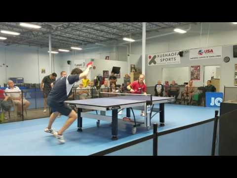 SOUTH FLORIDA. ROBO PONG US OPEN WARM UP TOURNAMENT Semifinals Bratchenko Sergey vs  Li Cheng