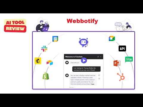 AI Tool Review : Webbotify  #ai #chatbot #aivideoeffects