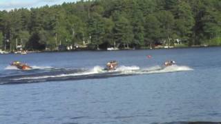 preview picture of video 'Wolfeboro Vintage Race Boat Regatta 2011'