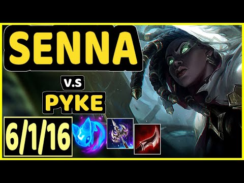 MIKYX (SENNA) vs PYKE - 6/1/16 KDA BOTTOM SUPPORT CHALLENGER GAMEPLAY - EUW