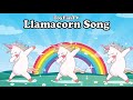 The llama unicorn song! A fun llamacorn song with cute animations, a happy llama song!