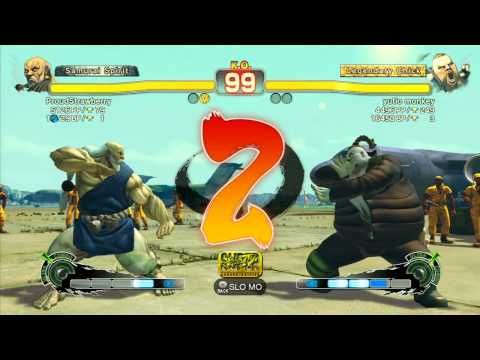 ProudStrawberry (Gouken) vs yutio monkey (Rufus) - SSF4 Arcade Edition Xbox Live Ranked Match