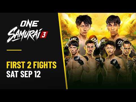 ONE SAMURAI 3 | First 2 Fights