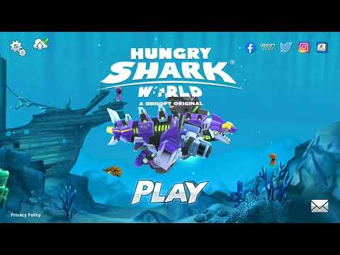 Hungry Shark World - MECHA SHARKJIRA VS RED SHARKS !