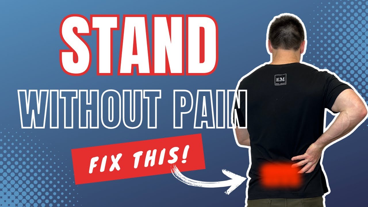 Lower Back Pain From Standing For A Long Time (Why and how you can fix it)