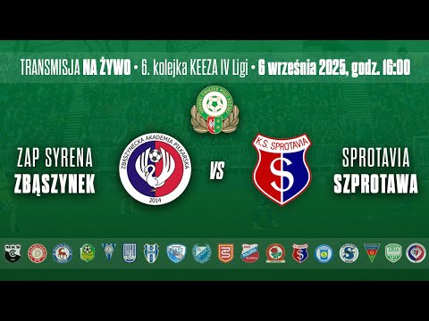 ZAP SYRENA ZBĄSZYNEK - SPROTAVIA SZPROTAWA – KEEZA IV LIGA LUBUSKA