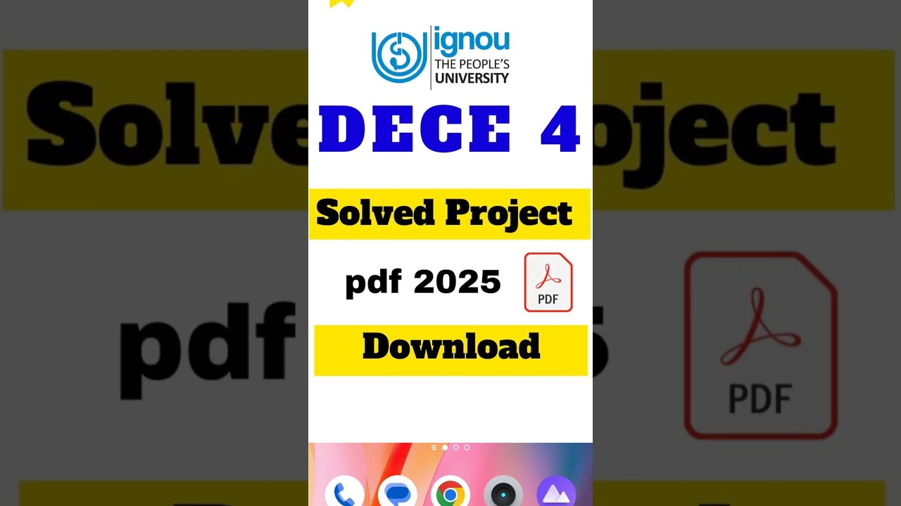 DECE 4 Solved Project pdf 2025 Download