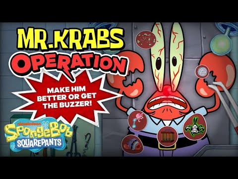 "Operation" Mr. Krabs | Every Time Mr. Krabs Had a Body Part Removed | SpongeBob