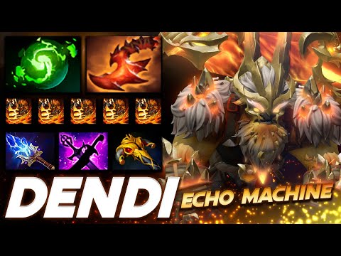Dendi Earthshaker Echo Boss - Dota 2 Pro Gameplay [Watch & Learn]