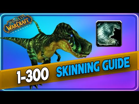 How To Level Skinning 1-300 FAST In WoW!