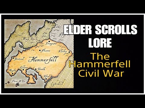 Elder Scrolls Lore: The Hammerfell Civil War