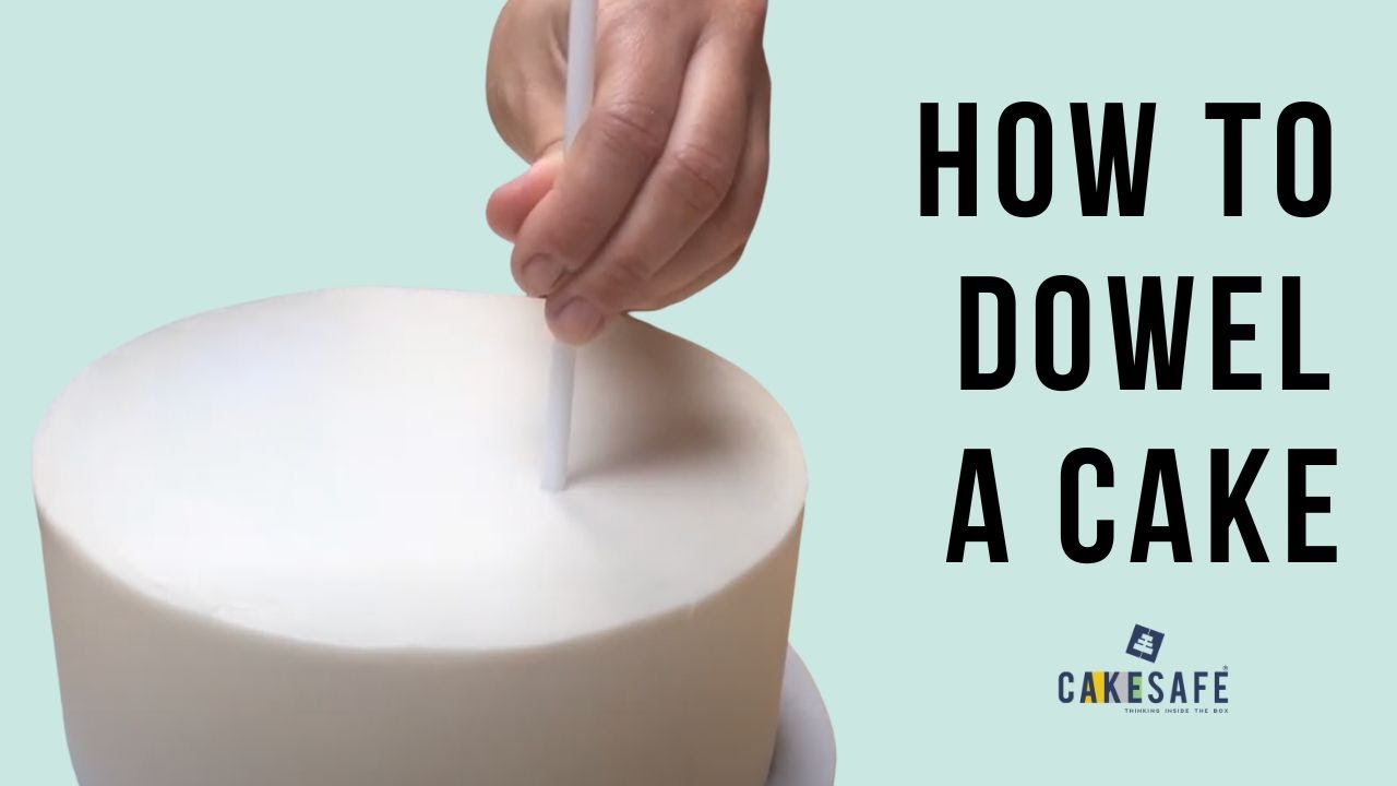 Using Dowels to Stack Your Cake Tiers