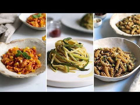 3 IDEE PER LA PASTA » Veloci, sane e leggere