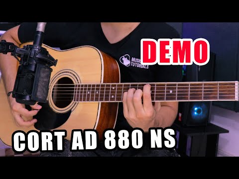 DEMO Guitarra Acústica Cort AD880 NS