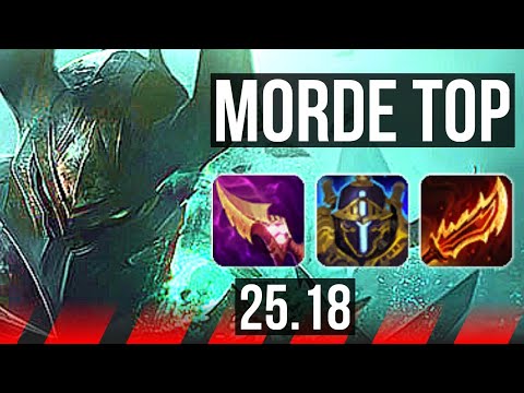 MORDEKAISER vs YASUO (TOP) | 6 solo kills, Godlike | KR Master | 25.18