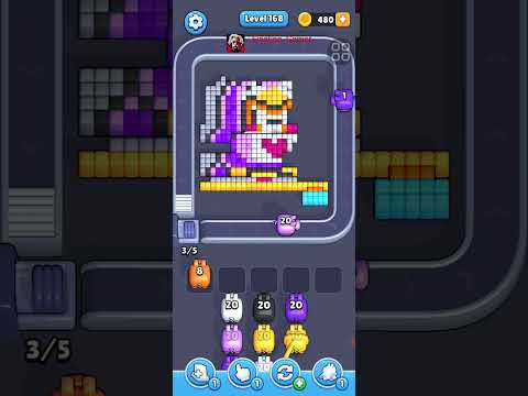 Pixel Flow Level 168 Walkthrough