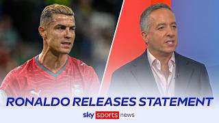 Cristiano Ronaldo releases lengthy statement after departure from Portugal camp