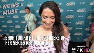 Sara Tomko at the Premiere of Her Series Resident Alien