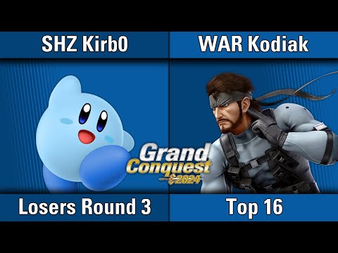 GRAND CONQUEST 2024 Top 8 - SHZ | Kirb0 (Kirby) v Kodiak (Snake) - Losers Eighths