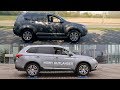 Mitsubishi Outlander II vs Outlander III - 4x4 test on rollers
