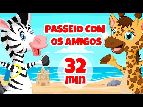 Passeio com os Amigos da Giramille - 32 min | Desenho Animado Musical