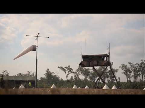 The Royal Australian Airforce successfully test mobile aircraft arrestor system