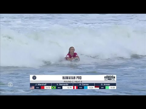 Hawaiian Pro, Men's Qualifying Series - Round 2 heat 9