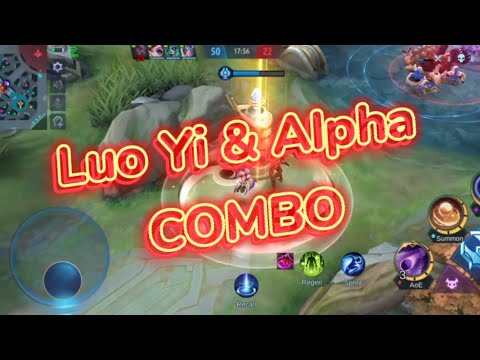 Luo Yi and Alpha NEW COMBO! MLBB Mobile Legends Hero Skill Testing