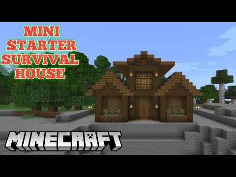 EPIC Minecraft Starter House Build!!