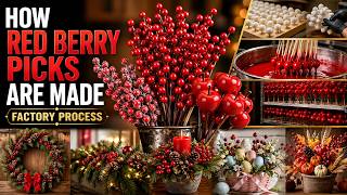 How Red Berry Picks Are Made at Bonny Bay Dacor's Christmas Factory