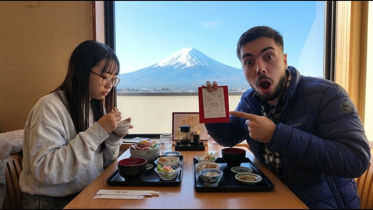 Pagamos CERO YENES en este restaurante de Japón con vista al Monte Fuji