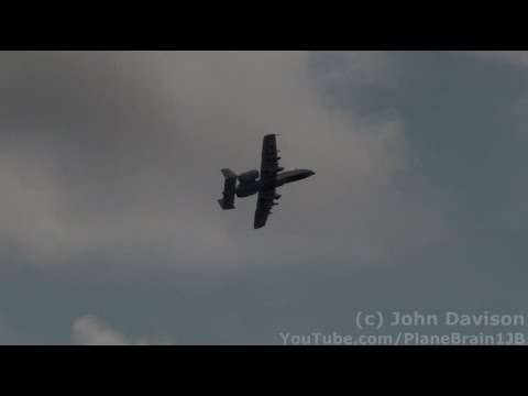 Warren Grove Air to Ground Range - A-10's strafing (7/15/2020)