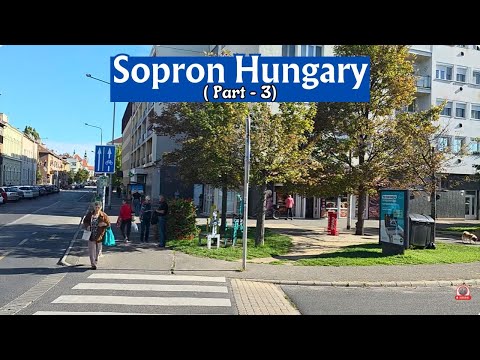 Virtual Walk around Sopron Hungary - Part 3 | The beautiful old town of Sopron 4K