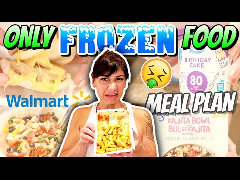 EATING ONLY FROZEN FOOD From WALMART To LOSE WEIGHT ||...