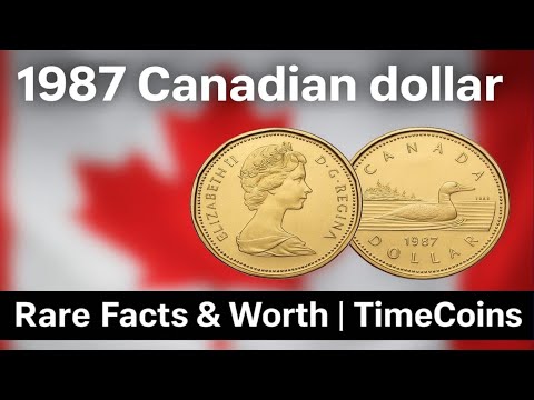 1987 Canadian One Dollar Coin | The Story of the Loonie | Worth, History & Secrets | @TimeCoins 
