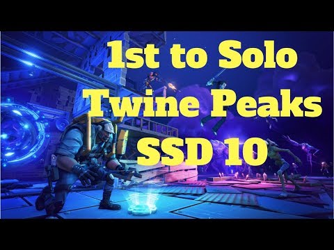 Fortnite Twine Peaks, SSD 10 Solo (Level 140) Video