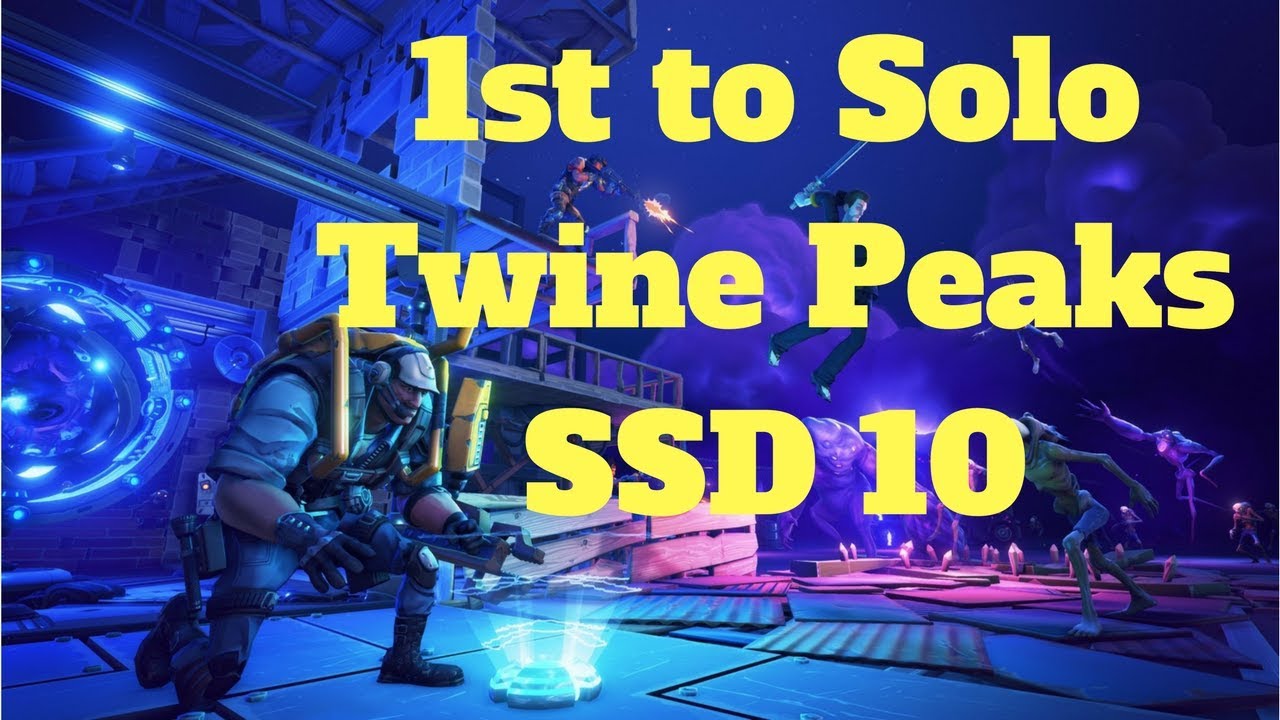 Fortnite Twine Peaks, SSD 10 Solo (Level 140)