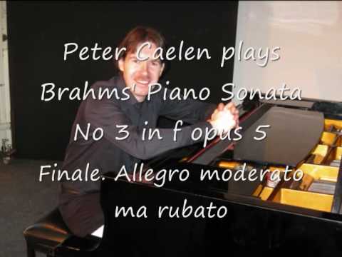Brahms Piano Sonata No 3, fifth movement